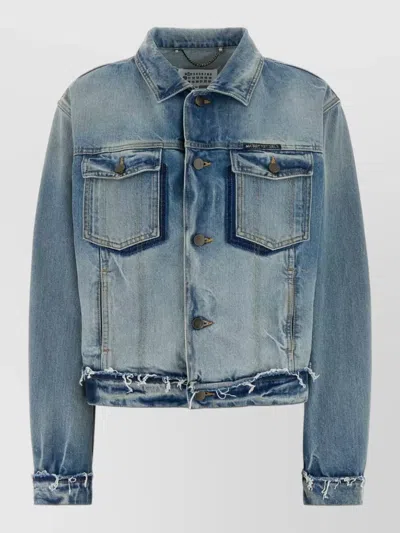 Maison Margiela Light Blue Cotton Denim Jacket
