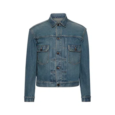 Maison Margiela Denim Jacket Man Blue