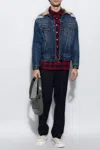 Maison Margiela Denim Jacket X Pandleton In Navy Blue