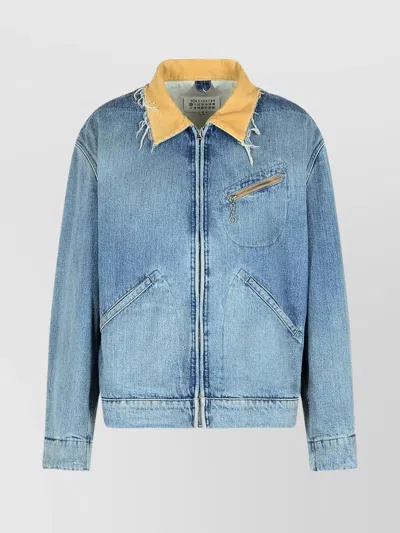 Maison Margiela Women's Denim Jacket In Blue