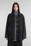 Maison Margiela Denim Jacket In Black