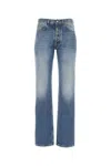 Maison Margiela Vintage Wash Denim Jeans Stitches On Back In 966