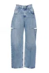 Maison Margiela Straight Jeans Mm In Blue
