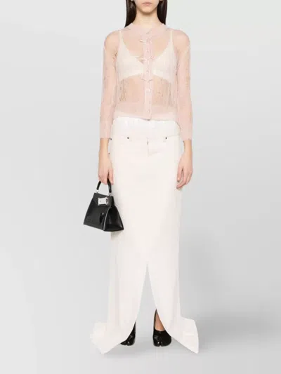Maison Margiela Denim Long Skirt High Waist