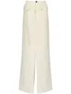 Maison Margiela Beige 'anonymity Of The Lining' Denim Maxi Skirt In Neutrals