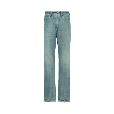 Pre-owned Maison Margiela Denim Pants 'light Blue' | Men's Size 31