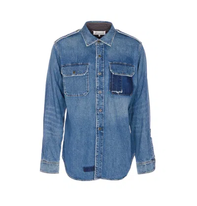 Maison Margiela Denim Shirt In Blue