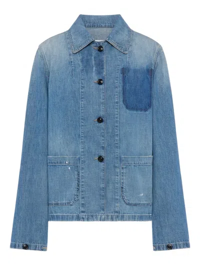 Maison Margiela Denim Shirt In Blue