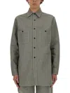 Maison Margiela Denim Shirt In Grey