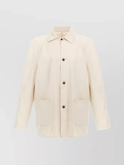 MAISON MARGIELA DENIM SHIRT WITH FRONT POCKETS AND LONG SLEEVES