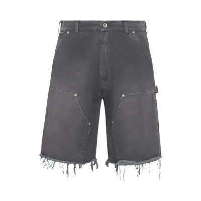 Pre-owned Maison Margiela Denim Shorts 'grey' | Men's Size 34
