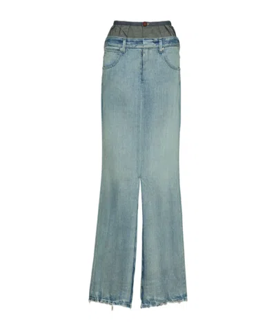 MAISON MARGIELA ANONYMITY OF THE LINING DENIM SKIRT