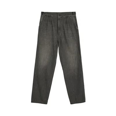 Pre-owned Maison Margiela Denim Trouser 'grey' | Men's Size 52 In Gray
