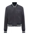 Maison Margiela Varsity Bomber Jacket In Black