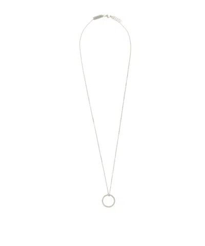 Maison Margiela Digital Necklace In Silver