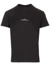Maison Margiela Distorted Logo T-shirt In Black