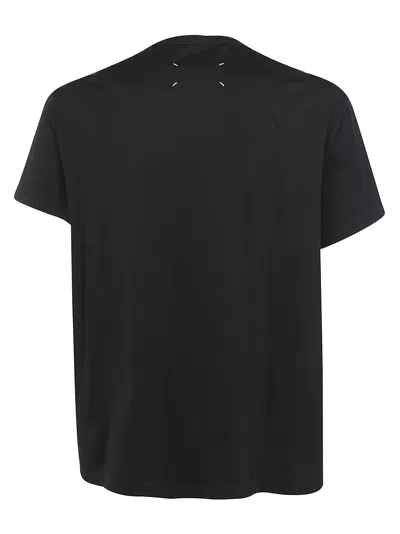Maison Margiela Distorted Logo T-shirt In Black