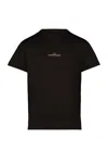 Maison Margiela Distorted Logo T-shirt In Black