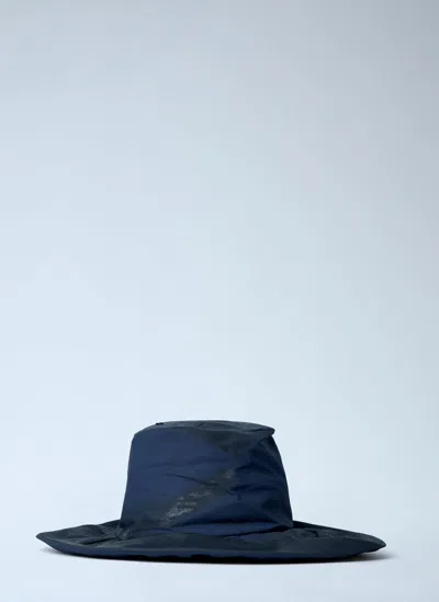 Maison Margiela Distressed Bucket Hat In Blue