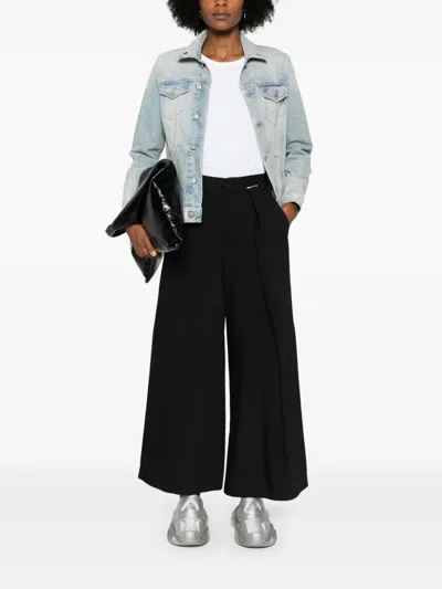 Maison Margiela Distressed Denim Jacket In Light Blue