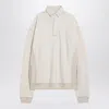 Maison Margiela Distressed-effect Ecru Sweatshirt Men