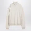 Maison Margiela Distressed-effect Ecru Sweatshirt Men