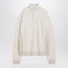 Maison Margiela Distressed-effect Ecru Sweatshirt Men