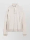 Maison Margiela Distressed Effect Ecru Sweatshirt In Multi