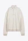 Maison Margiela Distressed-effect Ecru Sweatshirt Men
