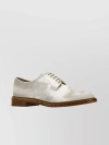 MAISON MARGIELA DISTRESSED LEATHER LACE-UP SHOES WITH AVANT-GARDE STITCHING