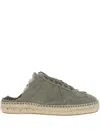 Maison Margiela Woman Espadrilles Military Green Size 10 Textile Fibers