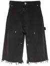 Maison Margiela Shorts Im Distressed-look In Blau