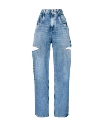 MAISON MARGIELA MAISON MARGIELA CUT-OUT DETAILED JEANS
