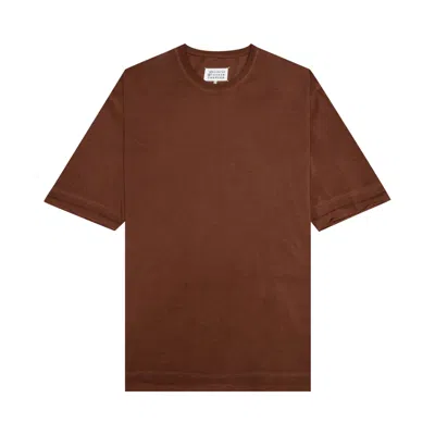 Pre-owned Maison Margiela Distressed T-shirt 'faded Red' | Men's Size L