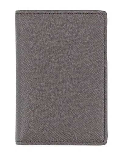 Maison Margiela Document Holder Grey Size - Bovine Leather In Gray