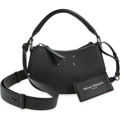 Maison Margiela Doll Leather Hobo Bag In Black