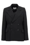 Maison Margiela Double-breasted Blazer Blazer And Suits Black