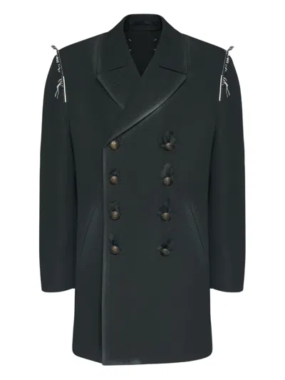 Maison Margiela Double-breasted Jacket In Black