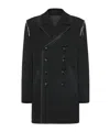 Maison Margiela Versatile Coat With Removable Inner Layer In Black