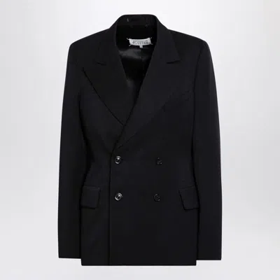 Maison Margiela Double-breasted Jacket In In Black