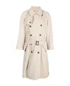 Maison Margiela Double-breasted Trench Coat In Nude