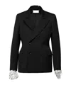 Maison Margiela Double-breasted Tailored Blazer In Black
