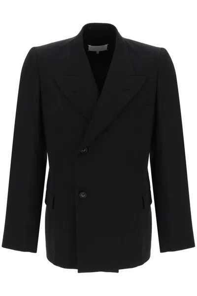 MAISON MARGIELA DOUBLE-BREASTED WOOL JACKET