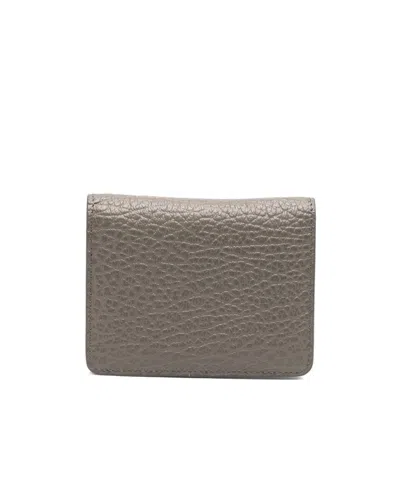 Maison Margiela Double-fold Wallet In Gray