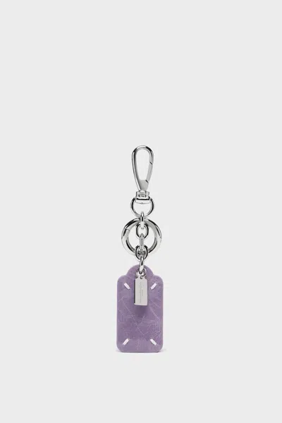 Maison Margiela Double Tag Keyring Small Unisex Lilac