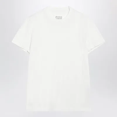 Maison Margiela Double-layer Crewneck T-shirt In White