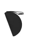 Maison Margiela Dpp-micro Halfmoon Pouch In Black