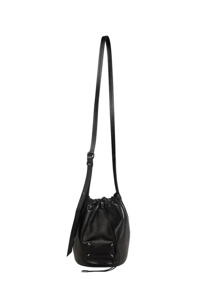 Maison Margiela Draw-string Pouch Bag In Black