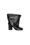 Maison Margiela Drawstring Ankle Tabi Boots Black