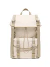 Maison Margiela Drawstring Backpack In Neutral